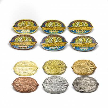 Superset of 6 geocoins for collectors
