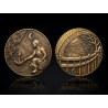LE Geocoin patinované zlato