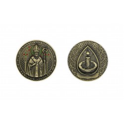 Geocoin patinovaný bronz